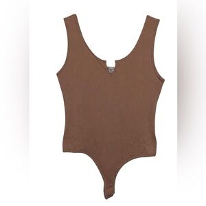Zenana Outfitters Brown Women’s Bodysuit NWOT